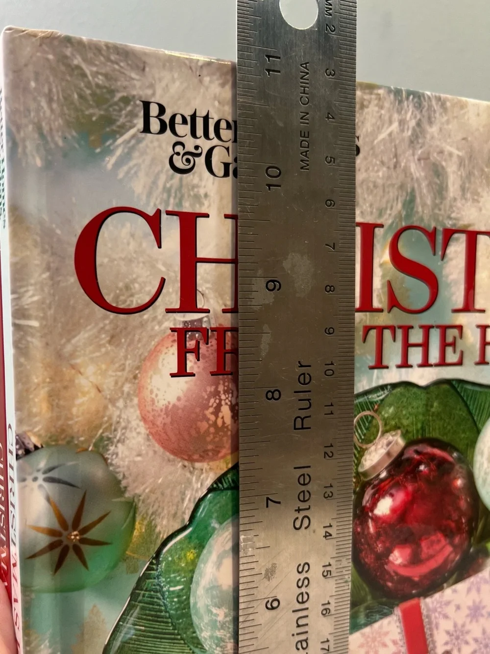 Better Homes And Gardens Holiday Cookbook with Red & Green Cover Accents